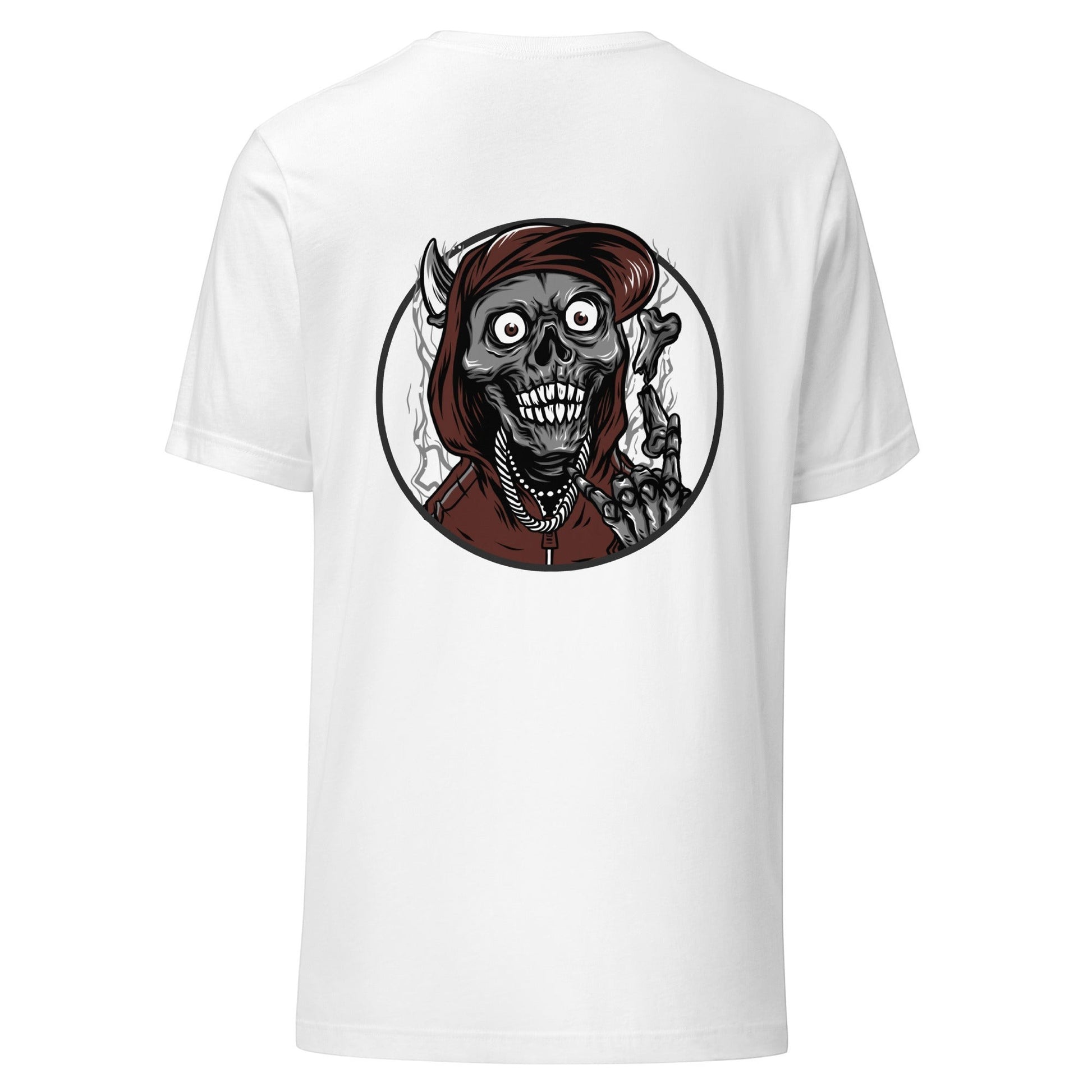 T-shirt Red Skeleton Celebra a Cultura Urbana com Estilo Na nossa marca, não se trata apenas de vestir uma t-shirt; trata-se de celebrar a cultura urbana com estilo. Com a T-shirt Red Skeleton, cada caveira é uma tela que captura a essência do graffiti ur