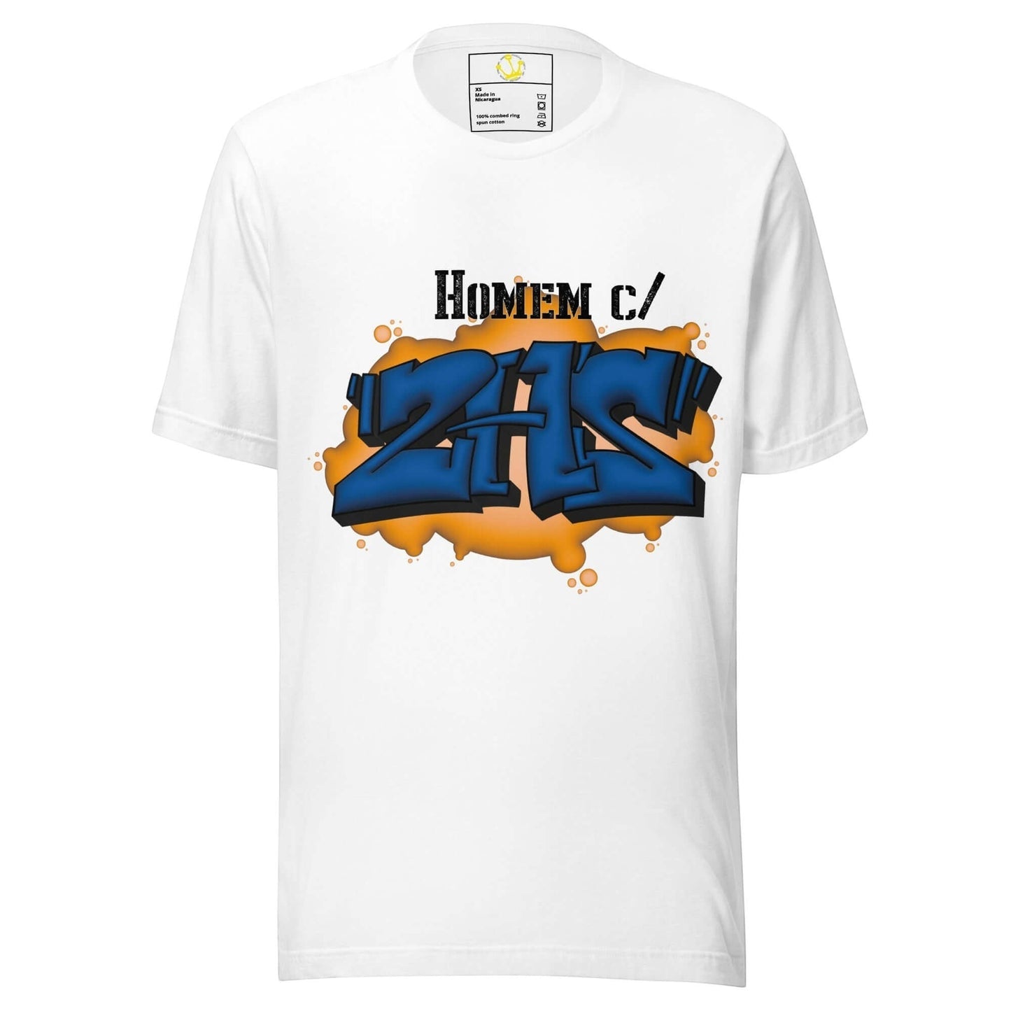 T-shirt "Homem com 2 H's" “Homem com 2 H’s” — não é só uma frase.É identidade, atitude e legado, como bem define Valete na faixa “Não Pára” dos Mind Da Gap. Esta t-shirt homenageia os verdadeiros guerreiros do hip-hop, que carregam nas costas a cultura e